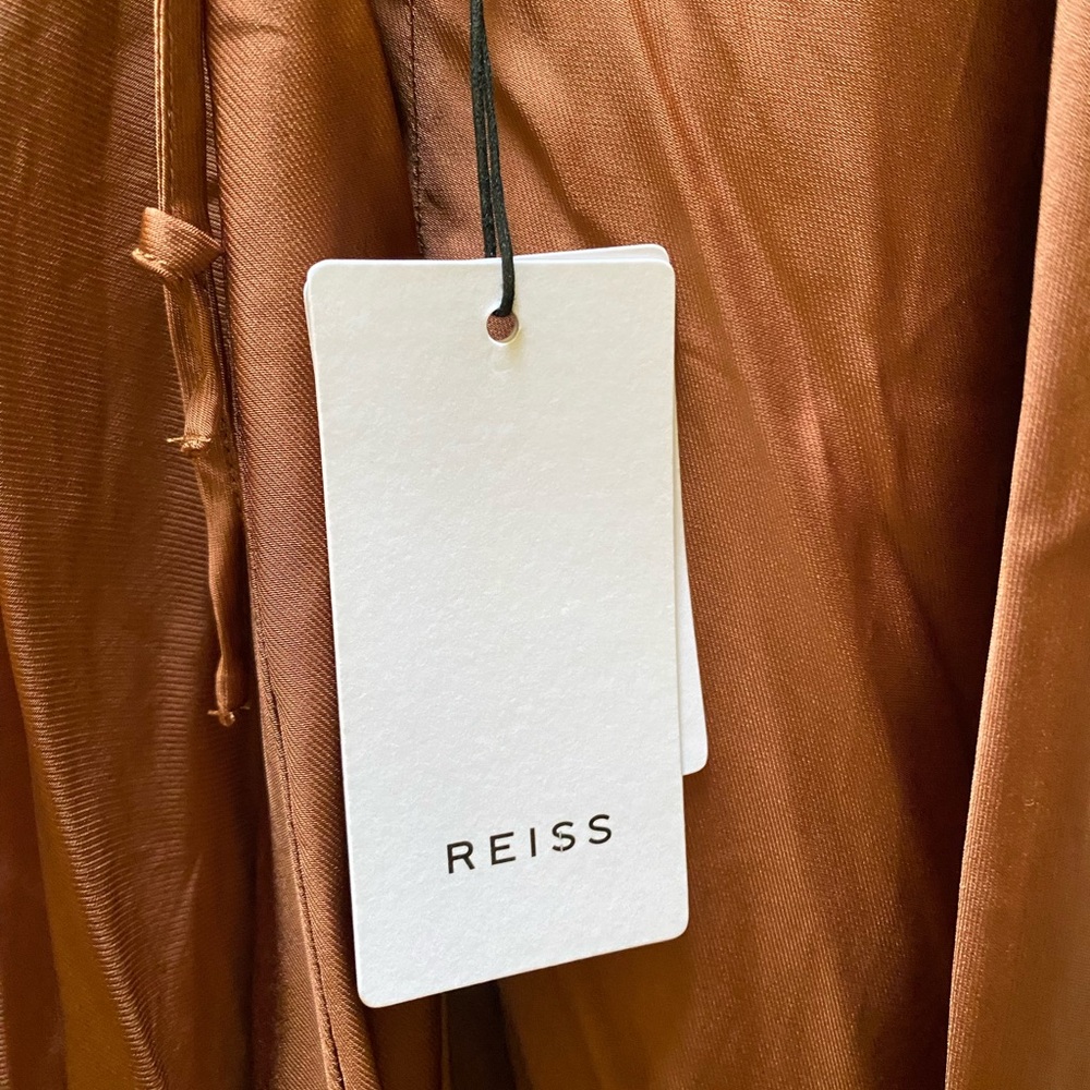 REISS Mabel Plunge Neck Maxi Dress - Picture 4 of 16